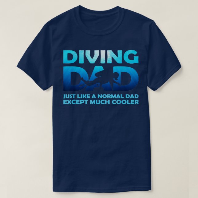 Mens Diving Vater Dive Scuba Diving Geschenk für V T-Shirt (Design vorne)
