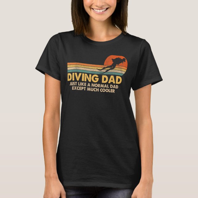 Mens Diving Vater für Pater Funny Scuba Diving Vat T-Shirt (Vorderseite)