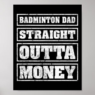 Mens Dminton Vater Straight Outdoor Money Dminton Poster