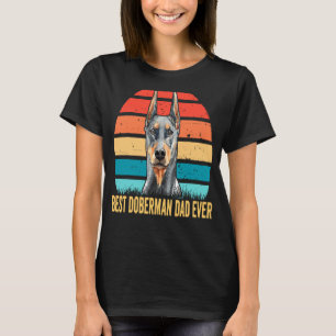 Mens Doberman Dog Vater Best Doberman Vater Ever F T-Shirt