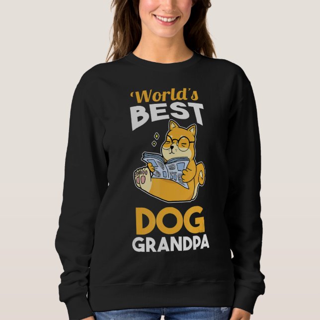 Mens Dog Grandpa Sweatshirt (Vorderseite)