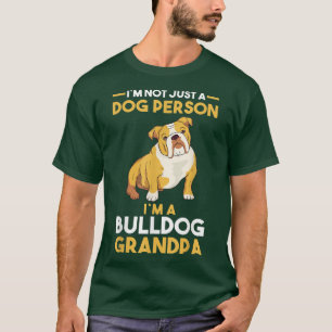 Mens Dog Großvater English Bulldog Opa T-Shirt