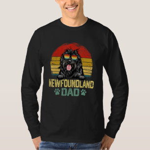 Mens Dog Vater Vintag Beste Neufundland Dog Vater T-Shirt