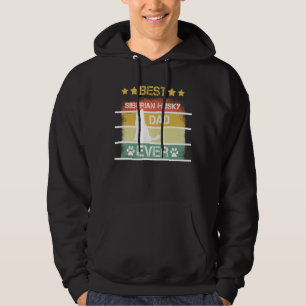 Mens Dog Vintag Bester sibirischer Husky-Vater je Hoodie