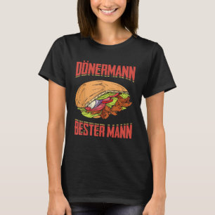 Mens Dönermann Trauzeuge Kebab Doner Skewer Dürüm T-Shirt