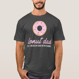 Mens Donut dad, lustige Niedliche Sprinkles Trendy T-Shirt