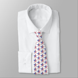 Mens Dress Krawatte-Patriotic Stars Krawatte