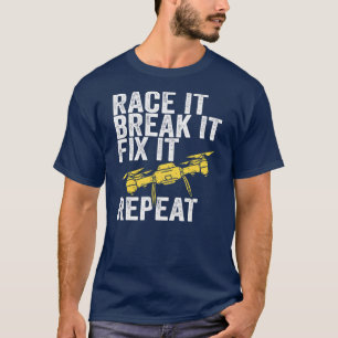 Mens Drone Quadcopter Racing Design for a T-Shirt