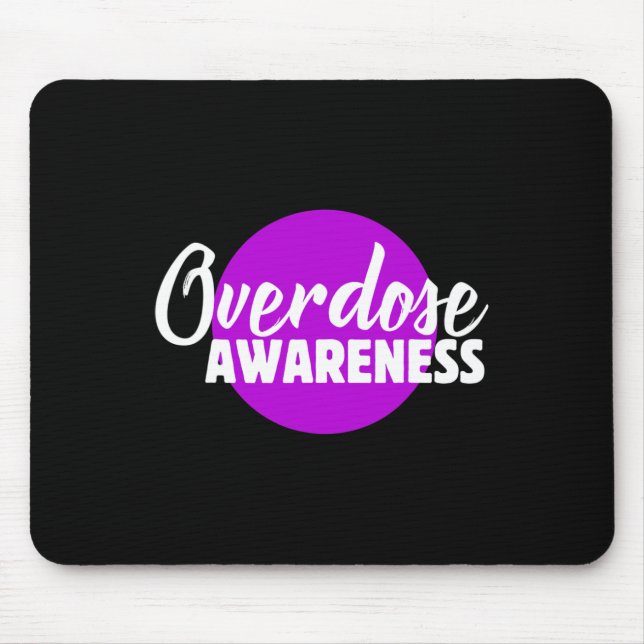 Mens Drug Overdose Awareness Oloid Glaube Hope End Mousepad (Vorne)