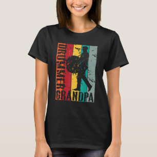 Mens Drummer Opa Rock and Roll Großvater Dru T-Shirt