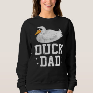 Mens Duck Bird Retro Style Best Duck Vater Father' Sweatshirt