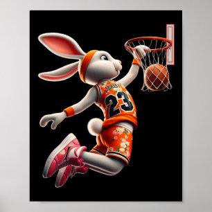 Mens Dunk Oaster Bunny Byskett Jungs Kinder Poster