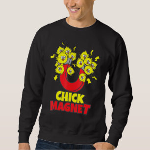 Mens Easter Boys Chick Magnet Yellow Chicks Dick M Sweatshirt