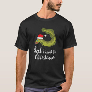 Mens Eel Wollte ich für Weihnachtsanfang Weihnacht T-Shirt