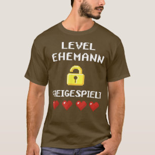 Mens Ehemann Gaming Gamer Wedding Groom T-Shirt