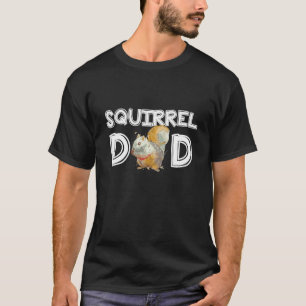 Mens Eichhörnchen Vater Daddy Vatertag Geschenk Ei T-Shirt