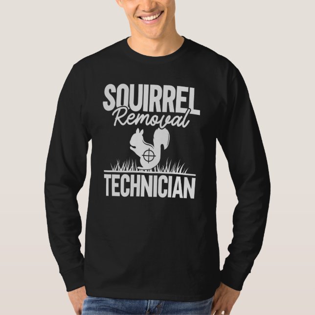Mens Eichhörnchenentzug Techniker Funny Squirrel H T-Shirt (Vorderseite)
