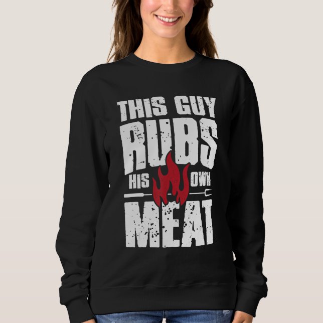 Mens Eigener Grillburger Sweatshirt (Vorderseite)