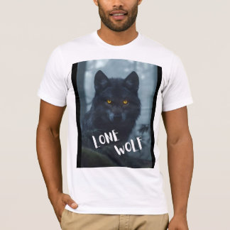 mens(einsamer Wolf-Entwurf) T-Shirt
