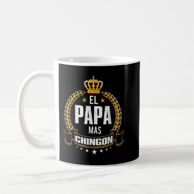 Mens El Papa Mas Chingon - Der sonnigste mexikanis Kaffeetasse (Links)