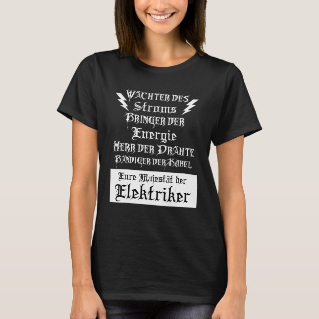 Mens Electrical T-Shirt (Vorderseite)