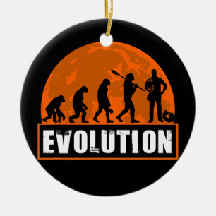 Mens Electrical Vater Funny Human Evolution für Keramik Ornament