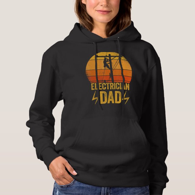 Mens Electrical Vater Hoodie (Vorderseite)