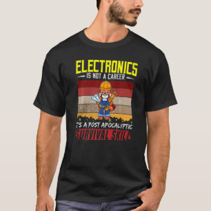 Mens Electrician ist kein Karrierekraftwerk Wirem T-Shirt