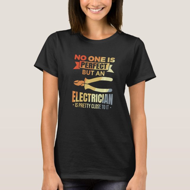 Mens  Electronics Technician Joke for Electricians T-Shirt (Vorderseite)