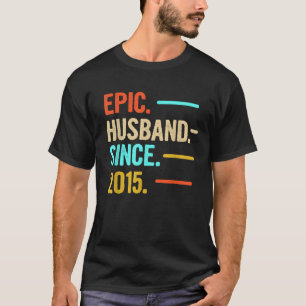 Mens Epic Husband seit 2015 T-Shirt