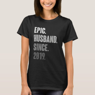 Mens Epic Husband Seit 2019 - 4. Wedding Anniver T-Shirt