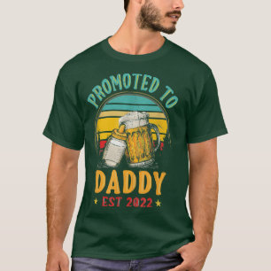Mens erster Vater für Daddy 2022 Beer An T-Shirt