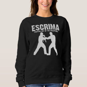 Mens Escrima Kämpfe der Philippinen Eskrimado Sweatshirt