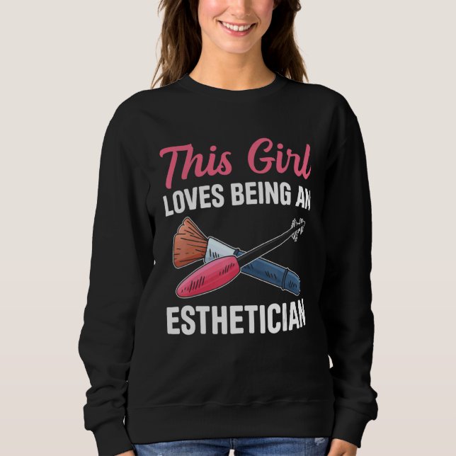 Mens Esthetician Beautician Cosmetologist Skin The Sweatshirt (Vorderseite)