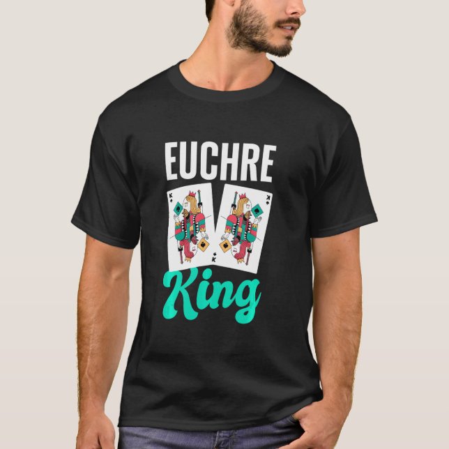 Mens Euchre King T-Shirt (Vorderseite)
