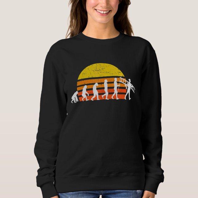Mens Evolution Chimney Sweep Schornney Sweeper Sweatshirt (Vorderseite)