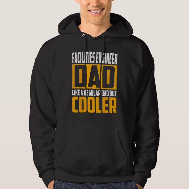 Mens Facilities Engineer Dad  Like a Regular Dad b Hoodie (Vorderseite)