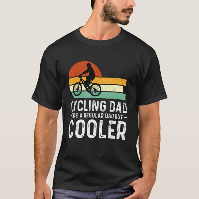 Mens fahren Vater wie ein regelmäßiger Vater, aber T-Shirt (Vorderseite)