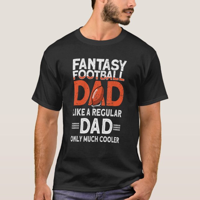 Mens Fantasy Football Vater Fantasy Football 3 T-Shirt (Vorderseite)