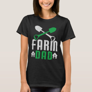 Mens Farm Vater Traktor Farm Daddy Papa Bauer Vate T-Shirt