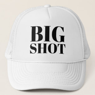 Mens Fashion Funny Novelty Baseball BIG SHOT Truckerkappe