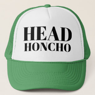 Mens Fashion Funny Novelty Baseball HEAD HONCHO Truckerkappe