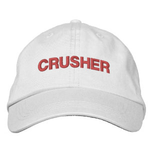 Mens Fashion Funny Novelty Golf Nickname CRUSHER Bestickte Baseballkappe