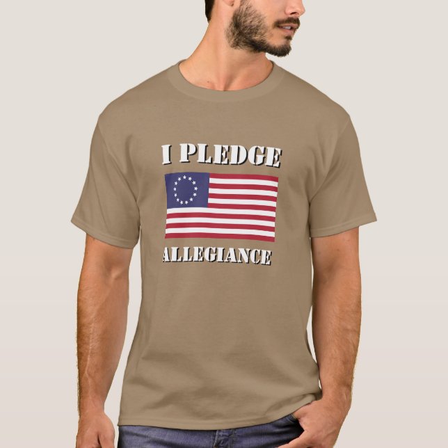 Mens Fashion Novelty I PLEDGE ALLEGIANCE T-Shirt (Vorderseite)