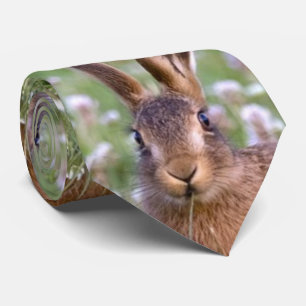 Mens Fashion Wild Rabbit Neck Tie Krawatte