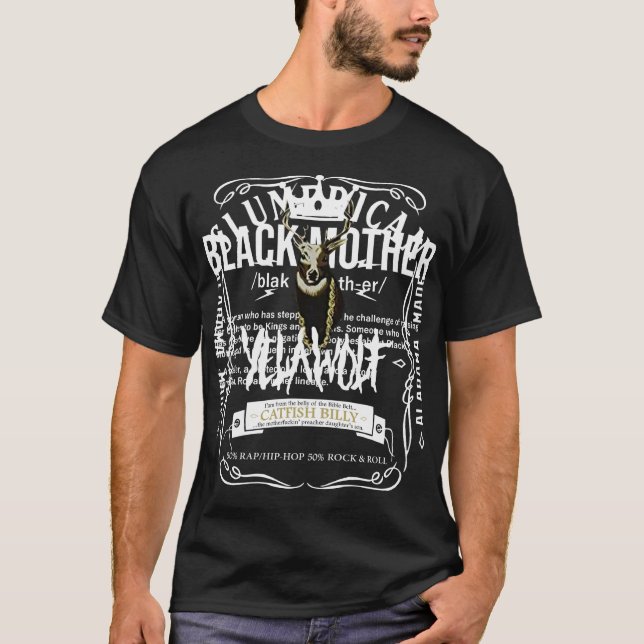 Mens_Fashion_Yelawolf_Cool_Tshirt_Black T-Shirt (Vorderseite)