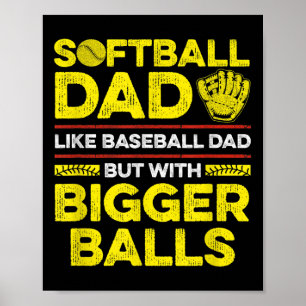 Mens Fastpitch Softball-Angebot für Ihren Softball Poster