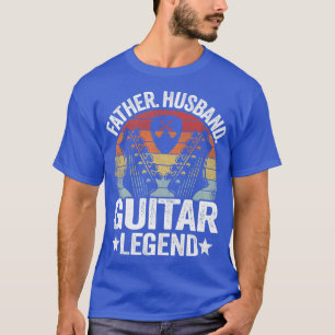 Mens Father Husband Guitar Legend Guitar Vater Gui T-Shirt
