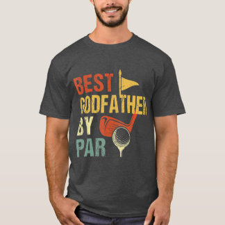Mens Fathers Day Bester Pater Par Funny Golf T-Shirt