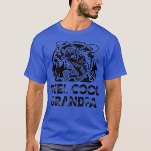 Mens Fathers Day Geschenk T-Shirt Reel Cool Opa Fi